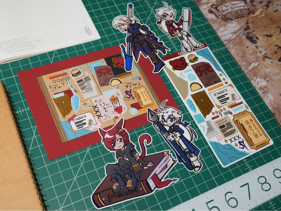 Print, stickers, sticker sheet