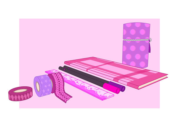 Stationery Supplies Print