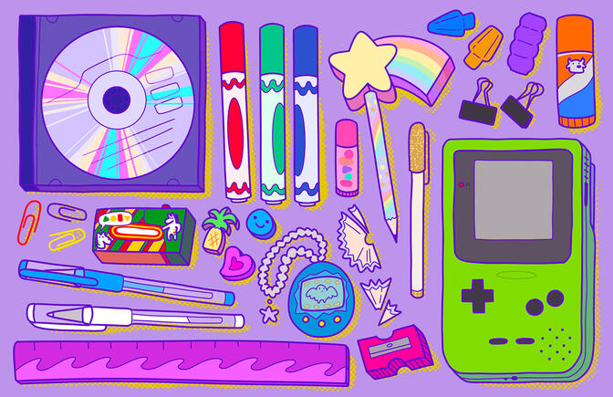 Nostalgia Desk Print